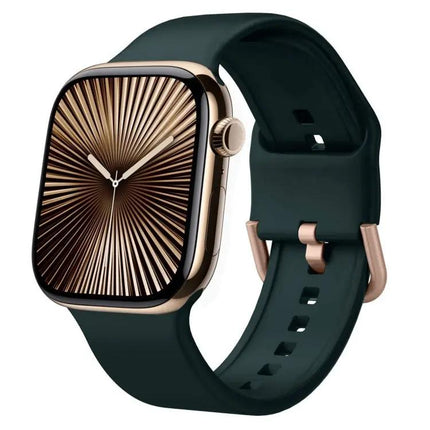 Silicone Pin Buckle Watch Band For Apple Watch 46mm