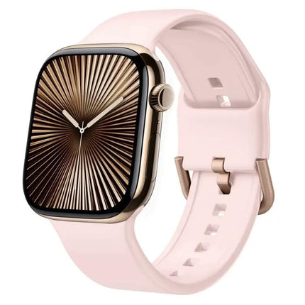 Silicone Pin Buckle Watch Band For Apple Watch 42mm