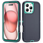 For iPhone 16 Pro / Dark Blue + Light Blue
