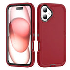 For iPhone 16 / Red + Black