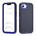 For iPhone 17e / 16e / Dark Blue + Royal Blue
