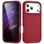 For iPhone 17 Pro Max / Red + Black