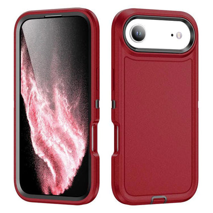 Rugged Phone Case For Everyday Protection And Daily Use With Drop Resistant Design - red 3-layer drop resistant protective phone case