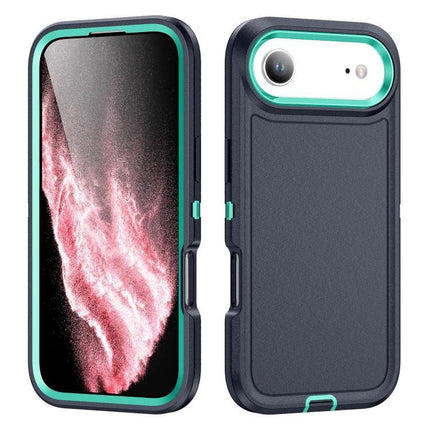 Rugged Phone Case For Everyday Protection And Daily Use With Drop Resistant Design - navy teal 3-layer protective phone cover