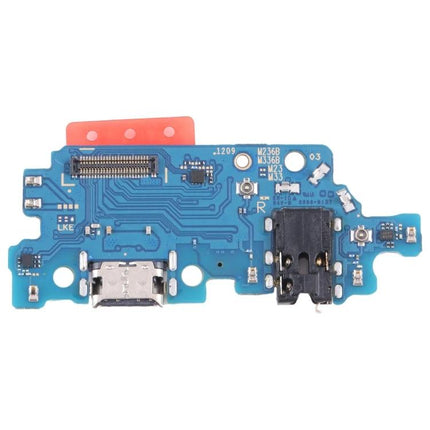 A Replacement Board for Daily Samsung Phone Charging Use - blue replacement charging port board with USB-C connector and headphone jack