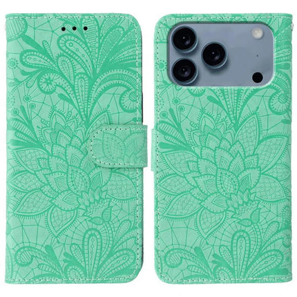 Stylish Leather Flip Case for Everyday Phone Protection mint green floral PU leather wallet case with built-in stand and camera cutout