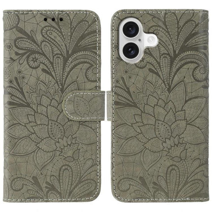 Stylish Leather Flip Case for Everyday Phone Protection green floral embossed PU leather wallet case with stand and camera cutout