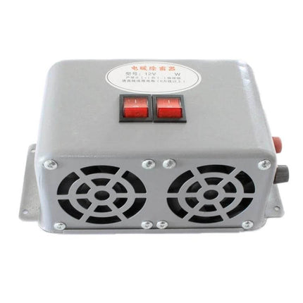 Car 3-Hole Electric Demister Heater For Windshield Frost 12V/24V - compact 400W dual-fan unit with dual switches for fast de-icing and defogging