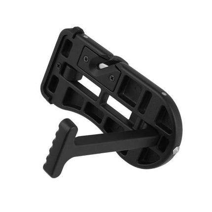 Aluminum Foldable Door Step For Jeep SUV Truck Portable - black aluminum alloy foldable vehicle door step with non-slip surface