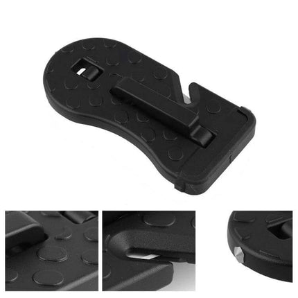 Aluminum Foldable Door Step For Jeep SUV Truck Portable – lightweight aluminum alloy, non-slip foldable step for entering SUVs and trucks
