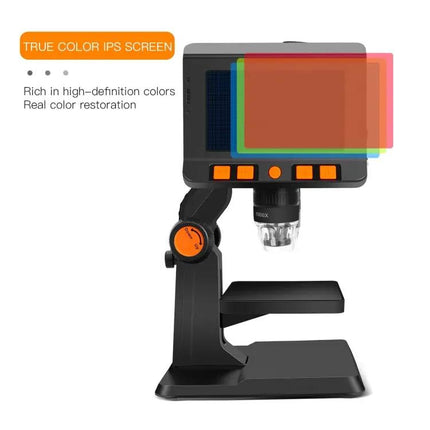 50X-1000X Desktop Digital Microscope P110 4.3 Inch Screen