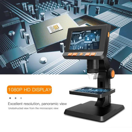 50X-1000X Desktop Digital Microscope P110 4.3 Inch Screen