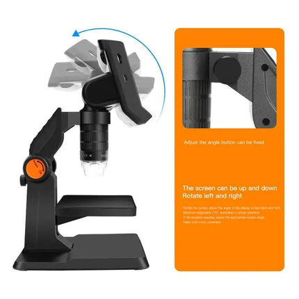 50X-1000X Desktop Digital Microscope P110 4.3 Inch Screen