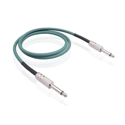 Audio Cable for Guitar Connections in Daily Music Practice with 22AWG oxygen-free copper conductor and 1/4" TS plugs for clear signal