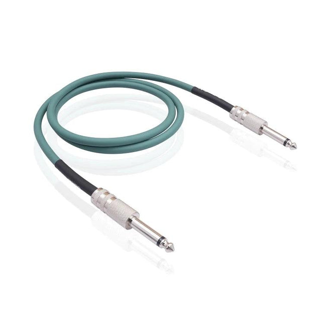 Audio Cable for Guitar Connections in Daily Music Practice with 22AWG oxygen-free copper conductor and 1/4" TS plugs for clear signal