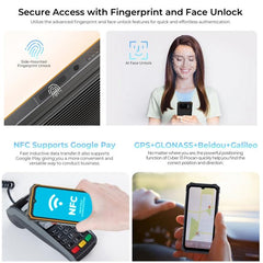 HOTWAV CYBER 13 Pro Rugged Smartphone, 10800mAh Battery, 6.6" FHD+ Display, Android 13, UNISOC T619 Octa-Core, IP68/IP69K, 4G, NFC, OTG