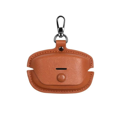 Stylish Leather Case for Protecting Earphones During Daily Commutes