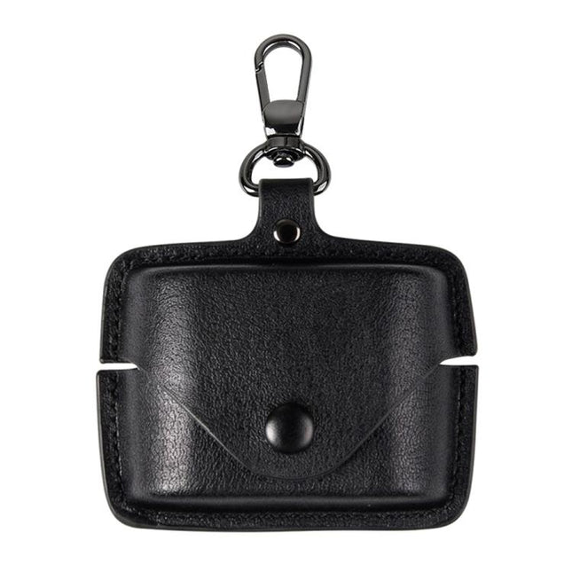 Stylish Leather Case for Protecting Earphones During Daily Commutes