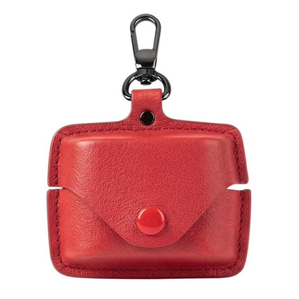 Stylish Leather Case for Protecting Earphones During Daily Commutes