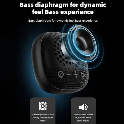 TG Compact Portable Speaker With Wireless Earbuds