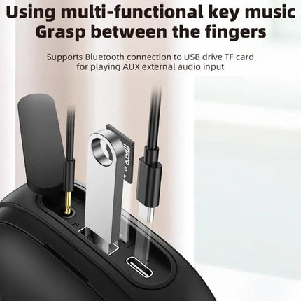 TG Compact Portable Speaker With Wireless Earbuds