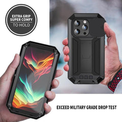 R-JUST Waterproof Sliding Camera Holder Case for iPhone 15 Pro Max