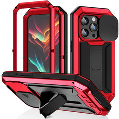 R-JUST Waterproof Sliding Camera Holder Case for iPhone 15 Pro Max