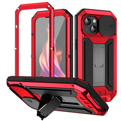 R-JUST Waterproof Sliding Camera Holder Case for iPhone 15 Pro Max