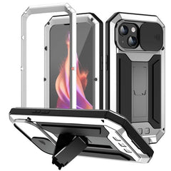 R-JUST Waterproof Sliding Camera Holder Case for iPhone 15 Pro Max