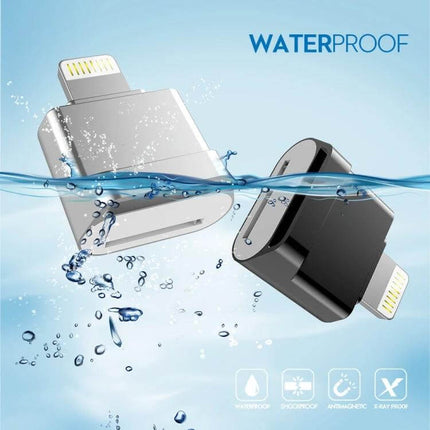 MicroDrive 8-Pin TF Card Adapter for iPhone and iPad waterproof CLASS10 TF card reader for quick photo and media transfer