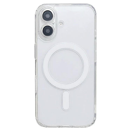 Slim Clear Magnetic Case for iPhone Everyday Protection - slim transparent TPU case with MagSafe ring, lightweight scratch-resistant everyday protection