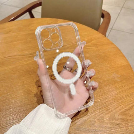 Slim Clear Magnetic Case for iPhone Everyday Protection