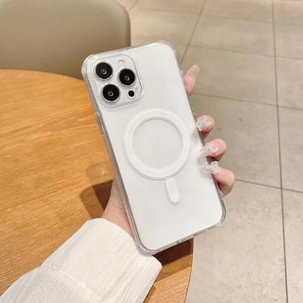 Slim Clear Magnetic Case for iPhone Everyday Protection