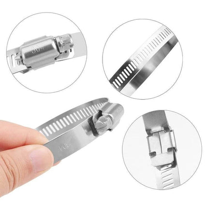 Stainless Steel Hose Clamps 91-114mm For Fuel Lines stainless steel 3042 hoop clamp for secure fuel and coolant hose connections