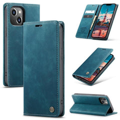 CaseMe 013 Versatile Leather Wallet Case with Horizontal Viewing Stand for iPhone 15 Pro Max