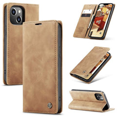 CaseMe 013 Versatile Leather Wallet Case with Horizontal Viewing Stand for iPhone 15 Pro Max