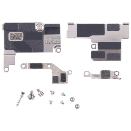 Replacement Inner Parts for Everyday iPhone Upkeep Needs - iPhone motherboard cover and small internal brackets with screws