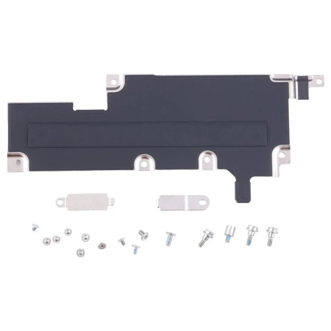 Replacement Inner Parts for Everyday iPhone Upkeep Needs - black motherboard cover and screws kit for iPhone repairs