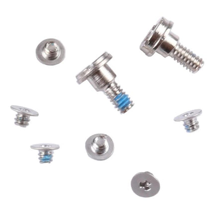 iPhone 12 Pro Max Inner Repair Parts Set for Home Use - close-up of replacement motherboard screws and iron sheet cover components