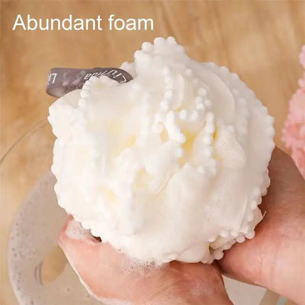 Pearl Shower Flower Ball Soft Mesh For Daily Bath