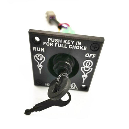 Bombardier Outboard Ignition Switch With Two Keys For Marine - replacement ignition switch with two keys, ABS body, OE 176408 compatible