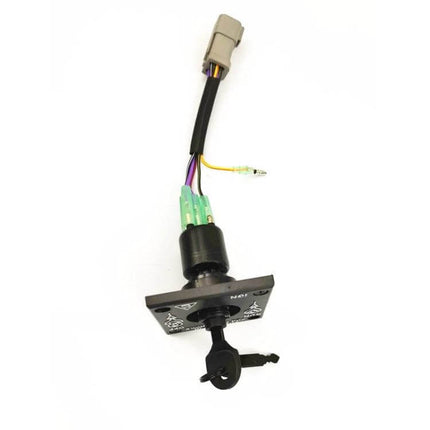 Bombardier Outboard Ignition Switch With Two Keys For Marine - replacement ignition switch with wiring harness and two keys, OE 176408 compatible