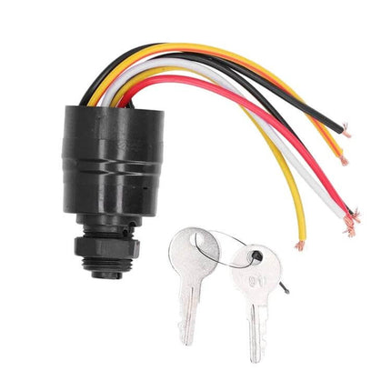 Mercury Outboard Ignition Key Switch For Easy Engine Start ABS replacement switch with wiring harness and two keys, weather-resistant marine use