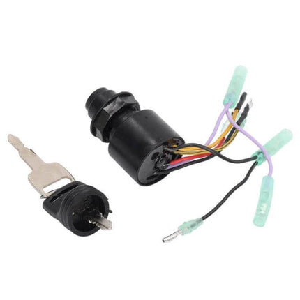 Mercury Outboard Ignition Key Switch With Two Keys ABS replacement ignition switch assembly with wiring and two keys