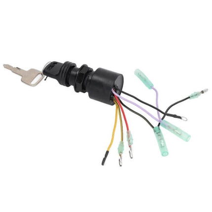 Mercury Outboard Ignition Key Switch With Two Keys – replacement ABS ignition switch assembly with wiring harness and two keys