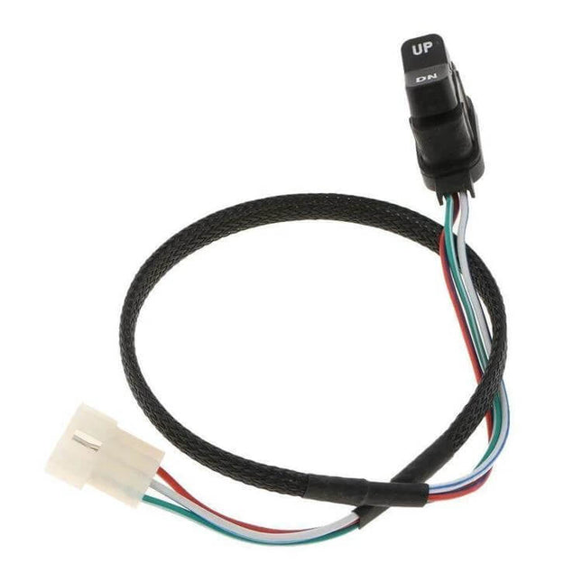 Outboard Vertical Control Box Tilt Lift Switch Replacement - marine tilt lift switch with UP/DN rocker and wiring harness
