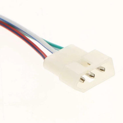 Outboard Vertical Control Box Tilt Lift Switch Replacement white 3-pin connector with multicolor wires for marine outboard control box repair