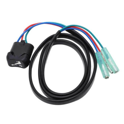 Suzuki Outboard Control Box Tilt Switch Direct Replacement black wiring harness with 3 color wires and connector OE 37850-93J106