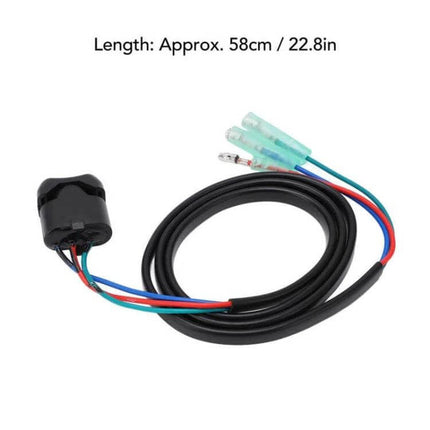 Suzuki Outboard Control Box Tilt Switch Direct Replacement - direct replacement tilt switch assembly with 58cm cable and three color wires