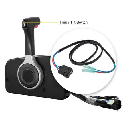 Suzuki Outboard Control Box Tilt Lift Switch Replacement ABS trim tilt switch and wiring harness for 37850-90J006 direct fit